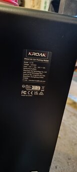 Nezávislé naftové topení Kroak 8kw bufík, 12V, kompakt - 2