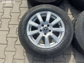 4x al kola 5x112 16 + pneu zimní 205/65 R16C - 2