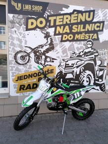 Pitbike Shark 125ccm 4T 17"/14" Zelená nová - 2