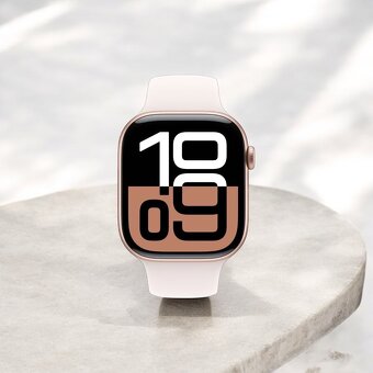 Apple Watch Series 10 42 GPS růžovo zlatý hliník - 2