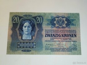 Rakousko-Uhersko 20 kronen  1913 I. Vydání - 2