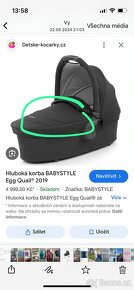 Kocarek dvě kombi Kiddy , egg - 2