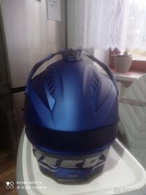 Motorkářská helma Airoh Commander Modrá - 2