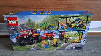 LEGO City - 60412 Hasičský vůz 4x4 a záchranný člun - NOVÉ - 2