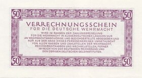 Wehrmacht 50 Reichsmark 1944,UNC - 2