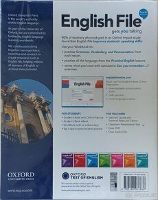 English File Pre-Intermediate - Workbook, téměř nový - 2