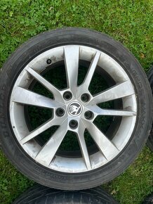 Originální alu litá kola 17" na Škoda Octavia - 2