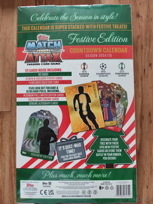 Fotbalové kartičky UCC Topps Match Attax - Adventný kalendár - 2