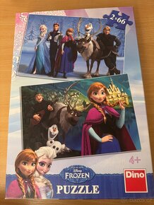 3x puzzle Frozen a princezny - 2