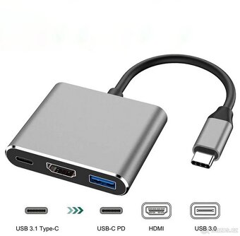 UBC-C HUB - / 4K HDMI / 1 xUSB 3.0 / 1x USB-C - 2