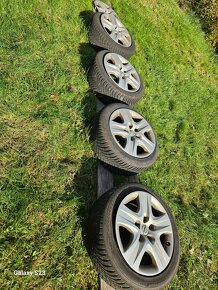 Zimní pneu 17" 225/50 R 17 disky 5x120 Opel + čidla tlaku - 2