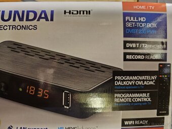 Set top box DVB-T2 Hyundai NOVÝ - 2