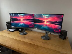 2x Monitor AOC 27" - 2K rozlišení QHD - 2