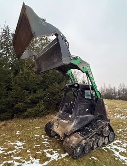 Prodám malý tank Pásový smykový nakladač Terex 4t - 2