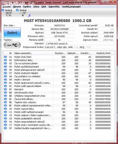 HDD 2,5" HGST 1TB 7200 5400 externí box USB 2.0 - 2