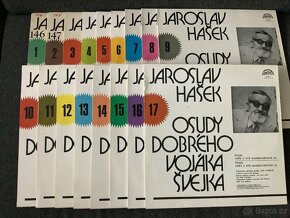 LP 17desek Osudy Dobrého vojáka Švejka, Jaroslav Hašek, 1978 - 2