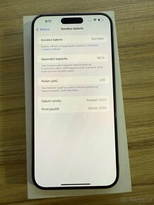 iPhone 15 Pro max 256Gb Přírodní Titan - 2