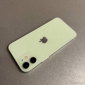 iPhone 12 mini 128GB green, pěkný stav, 12 měsíců záruka - 2