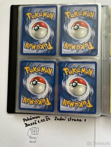 Kusové karty TCG Pokémon STARÉ 15-20LET (ORIGINÁL) - 2