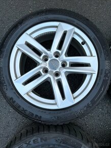 ORIGINÁL Alu Audi A4 B9 R17 5x112 Zimni pneu Nexen 6mm - 2