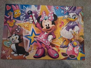 Puzzle Minnie Mouse velké dílky 60ks, 62 x 42 cm - 2