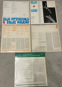 Louis Armstrong, Ella Fitzgerald LP sada 5ks. - 2