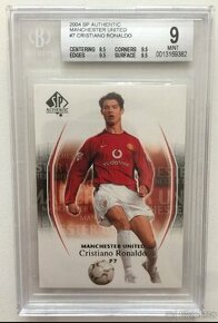 2x Karta Cristiano Ronaldo, 2004 SP Authentic, Beckett BGS - 2