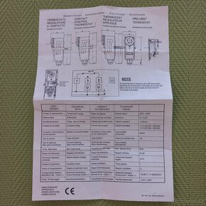 Příložný termostat - 2
