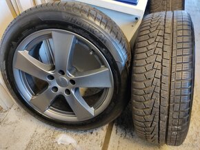 Alu kola Tiguan Audi 5x112 r18 ZIMNÍ pneu7m 225/55/18 - 2