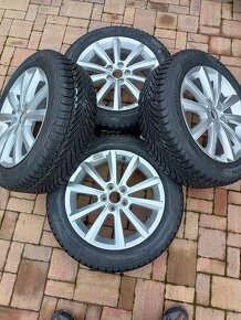 Alu kola VW 6.0Jx16 ET45 5x100+zimni pneu - 2