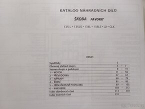 Škoda Favorit katalog náhradních dílů - 2