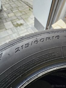 Prodám 4x letní pneu DUNLOP 215/60 R 16 SPORT - 2