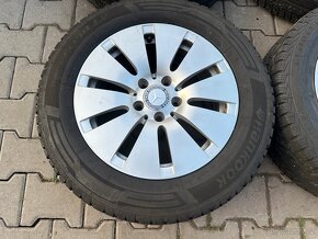 4x al kola 5x112 16 + pneu zimní 205/65 R16C - 2