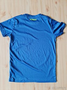 Dětské funkční sportovní modré tričko - 2