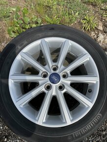 ☀️ Alu sada FORD 16" Continental 205/55/16, DOT17 - 2