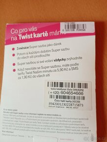 T MobileTwist SIM kartu s číslem +420604654666 - 2