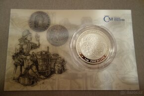 Investiční stříbro - 1 Oz mince Tolar 2023 proof číslovaný - 2