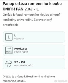 Panop ortéza ramenního kloubu UNIFIX PAN 2.02 - L - 2