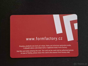 Prodám členství do Form Factory na Knížecí - 2