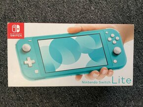 Nintendo Switch lite (Tyrkysová) - 2