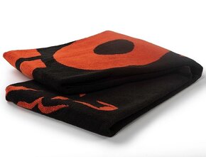 Fox Osuška Beach Towel - Black-Orange - 2