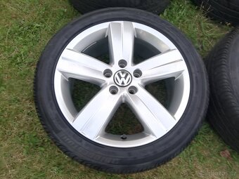 alu VW Touran,Golf V,Golf VI,letní Bridgestone 225/45/17 - 2