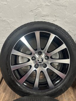 ALU Kola ŠKODA 5x112 R17 ANNAPURNA Letní Pneu 225/50/17 - 2