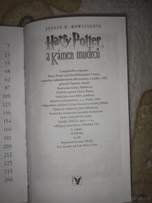 Harry Potter a kámen mudrců 2 vydání 2001 - 2