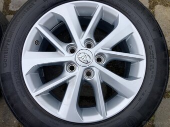 Alu kola TOYOTA COROLLA 5x114 letní CONTINENTAL 205/55R16 - 2