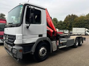 Nosič kontejnerů Mercedes Actros 26.36/6X4/Jeřáb Fassi - 2