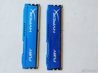 Prodám plně funkční Paměť RAM HyperX DDR3 8 GB 1600 (2x4GB - 2