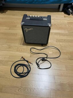 Baskytara Jackson JS + Kombo Fender Rumble 15 V3 + vybavení - 2