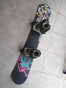 snowboard komplet - prkno 158 + vázání + boty 43 - 2