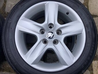 Alu kola ŠKODA SUPERB 5x112 letní 205/55R16 DOT2022 - 2